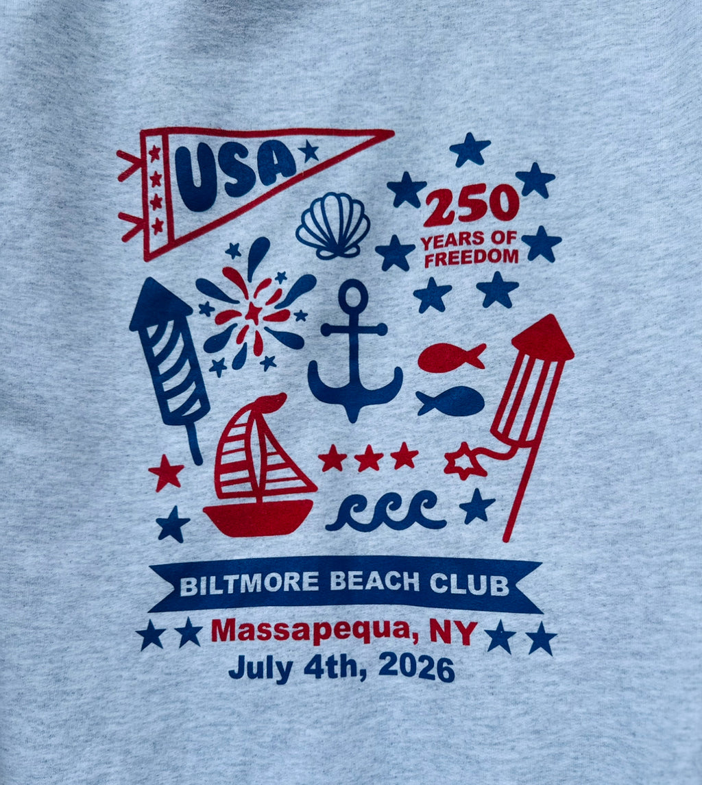 Fourth of July | Grey Pullover Hoodie | Adult (PRE-ORDER)