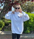 Fourth of July | White Quarter Zip Sweatshirt | ADULT (PRE-ORDER)