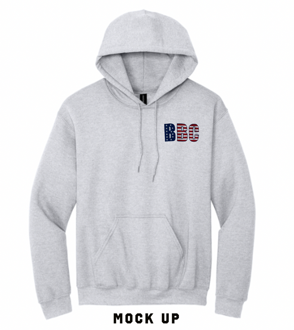 Fourth of July | Grey Pullover Hoodie | Adult (PRE-ORDER)