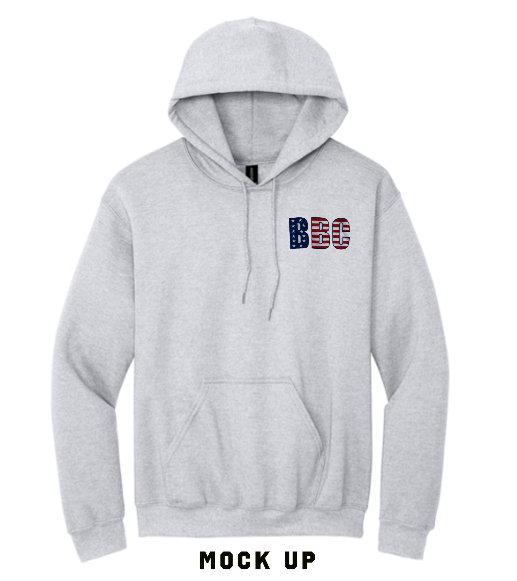 Fourth of July | Grey Pullover Hoodie | Adult (PRE-ORDER)